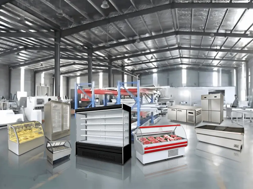 Shandong Hongxinfa Refrigeration Equipment Co., Ltd. workshop and main products