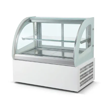 Curved Glass Countertop Cake Display Case