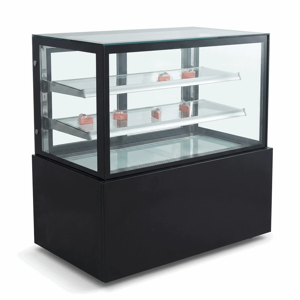 Square Glass Cake Showcase