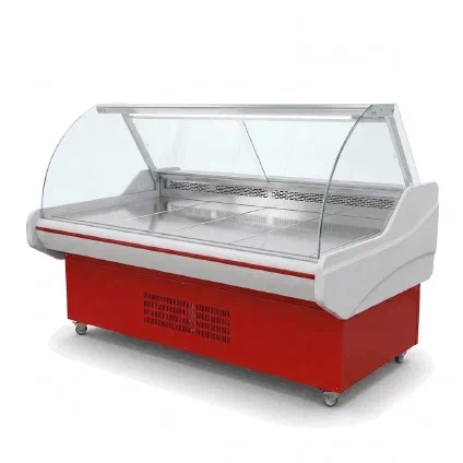 Curved Glass Deli Display Case - FSS Series