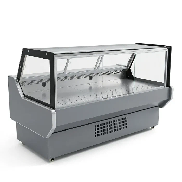 Straight Glass Deli Display Case with Sliding Front - L Series
