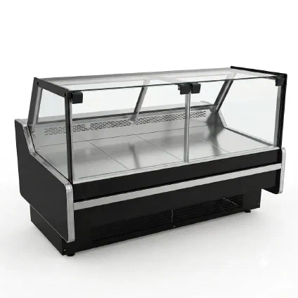 Straight Glass Deli Display Case with Lift-up Front - Premium F Series