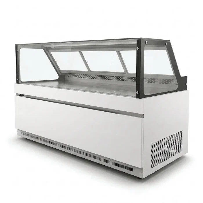 Straight Glass Deli Display Case with Under Storage - SHF Series