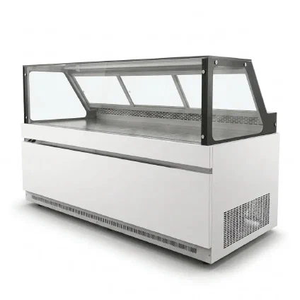 Straight Glass Deli Display Case with Under Storage - SHF Series