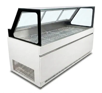 Straight Glass Meat Display Case with Under Storage - SH Series