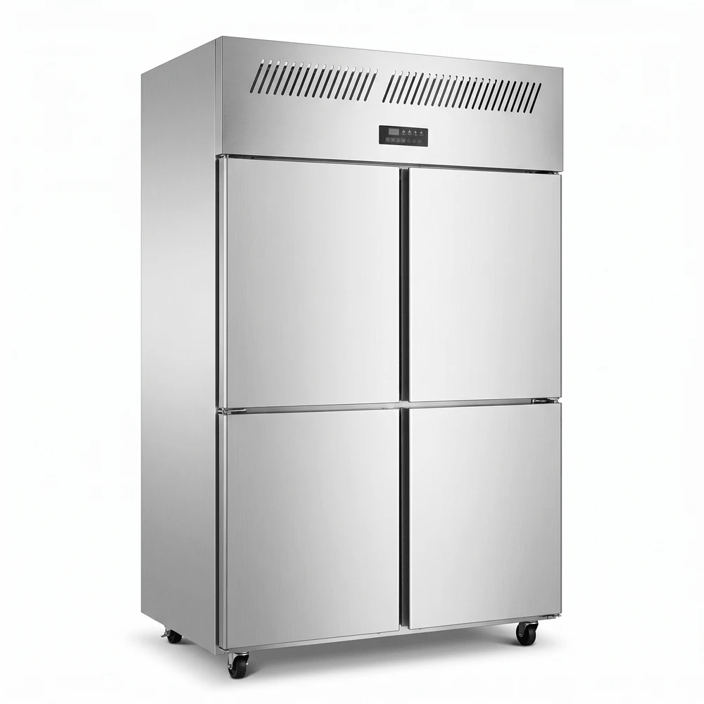 4 Door Stainless Steel Refrigerators