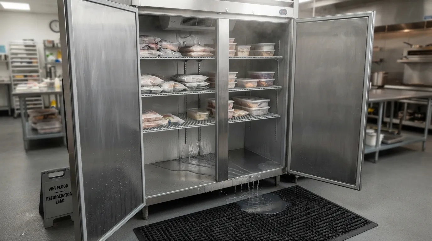 Commercial Refrigerator and Freezer Water Leaks