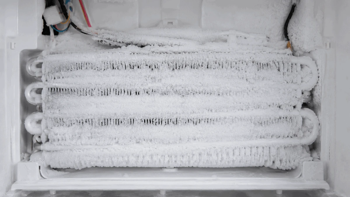 evaporator with excessive frost