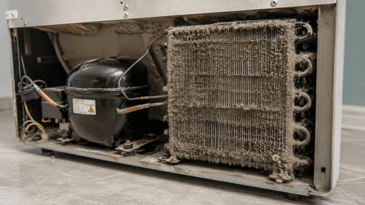 longtime uncleaned condenser